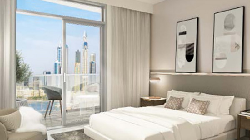 новая, квартира, 1 спальня, Марина Виста, Beachfront, пальма, Дубай, ОАЭ, купить